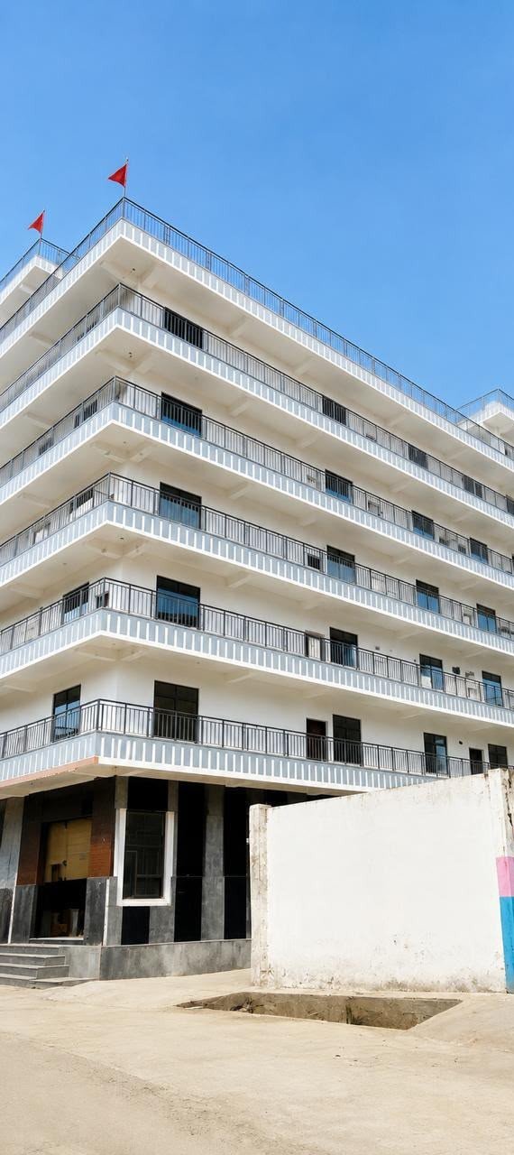 Outside view and surroundings of The Sukoon Stays co-living campus in Noida